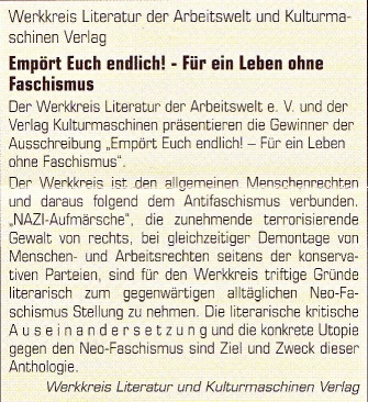 Programm Linke Literaturmesse